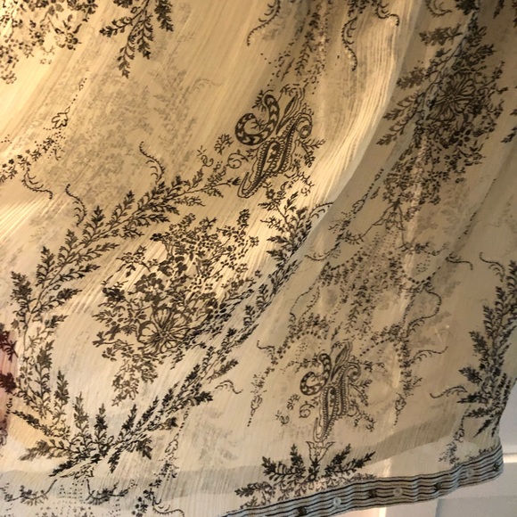 Mango sheer floral blouse, XS - Picture 2 of 9